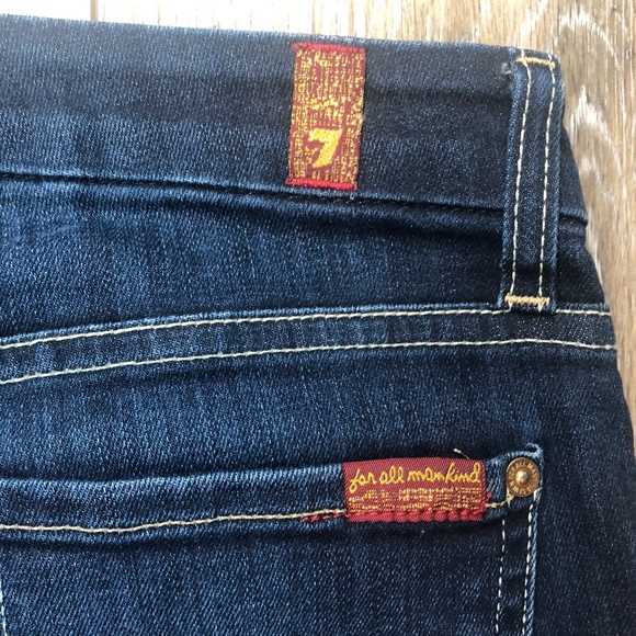 7 For all Mankind Kimmie Straight Leg Jean Size 29 - Picture 6 of 8